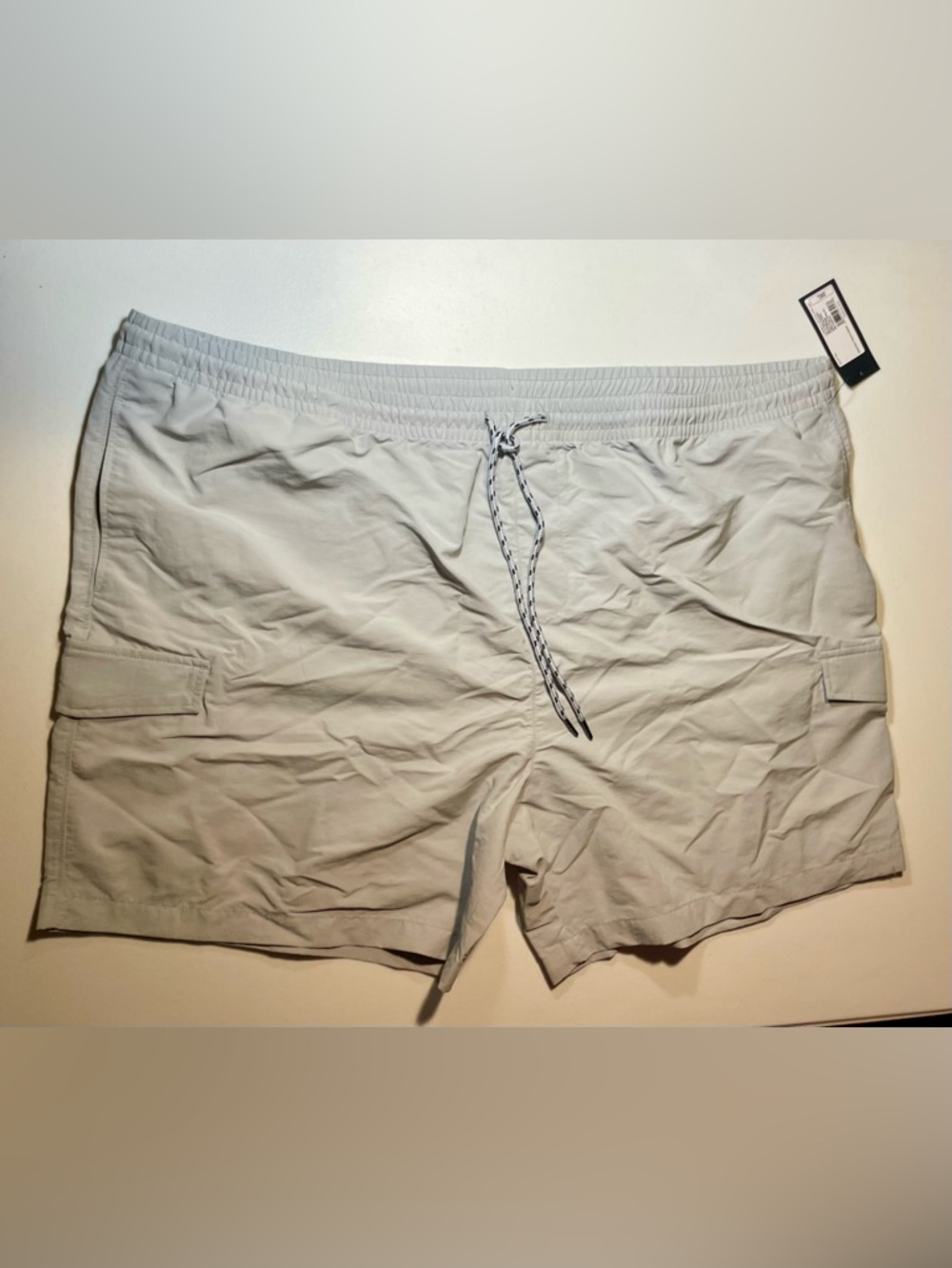 Original Use 3XL Cargo Shorts Gray Nylon Water Resistant Drawstring NWT New Mens
